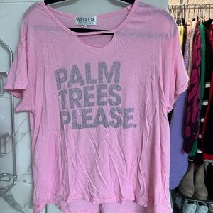 Wildfox “palm trees please” tee